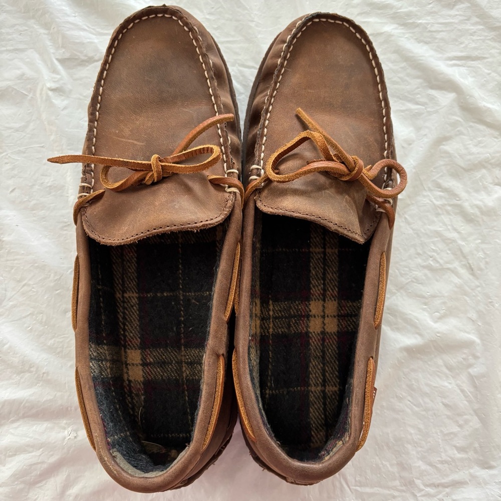 L.L. Bean Brown Loafers Moccasin-Style Slip-Ons - Picture 12 of 13